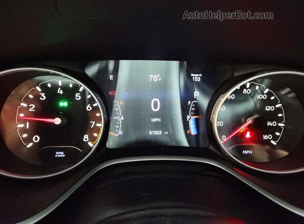 3C4NJDCB1LT138824 2020 JEEP COMPASS Black Vista del cuadro de instrumentos