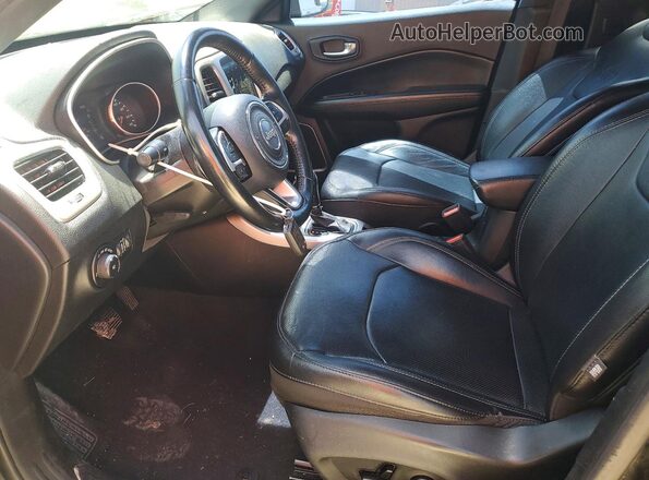 3C4NJDCB1LT223694 2020 JEEP COMPASS Black Front interior view