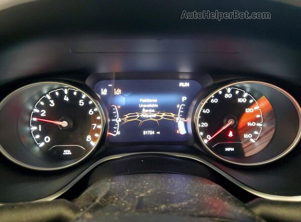3C4NJDCB1MT593397 2021 JEEP COMPASS Black Instrument cluster view