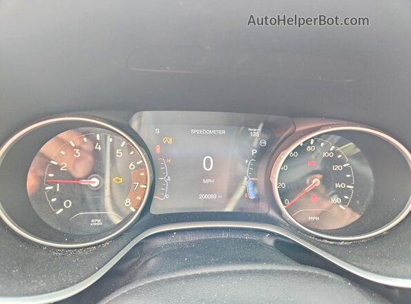 3C4NJDCB1MT600140 2021 JEEP COMPASS Blue Սարքավորումների վահանակի տեսք