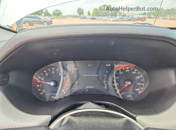3C4NJDCB1NT186343 2022 JEEP COMPASS Белый Вид щитка приборов