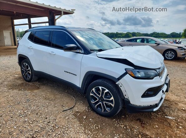 3C4NJDCB1NT186343 2022 JEEP COMPASS Белый Передняя правая четверть