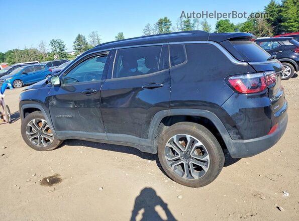 3C4NJDCB1NT227361 2022 JEEP COMPASS Black უკანა მარცხენა