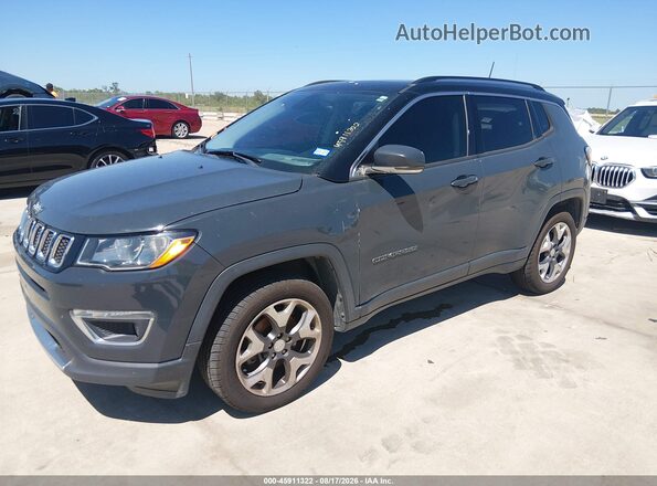3C4NJDCB2JT136352 2018 JEEP COMPASS Серый Передняя левая четверть