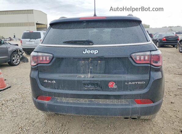 3C4NJDCB2JT258872 2018 JEEP COMPASS Black Հետևի տեսք
