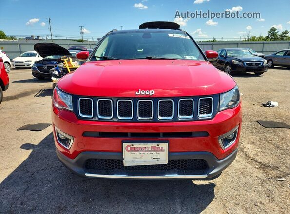 3C4NJDCB2JT470848 2018 JEEP COMPASS Red Vista frontal