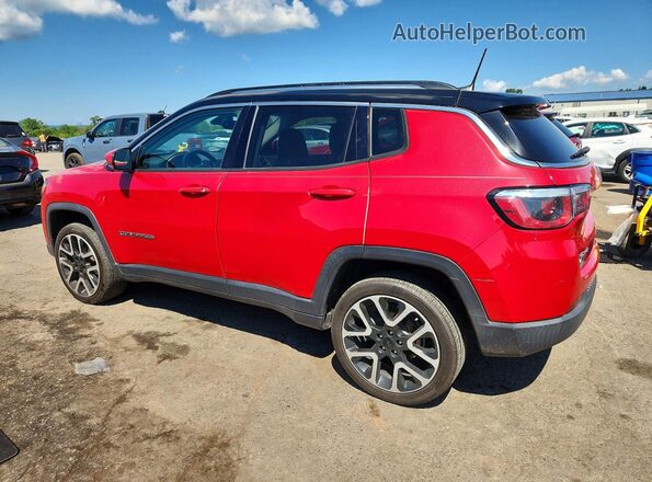 3C4NJDCB2JT470848 2018 JEEP COMPASS Red Trasero izquierdo