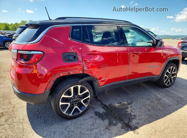 3C4NJDCB2JT470848 2018 JEEP COMPASS Red Trasero derecho