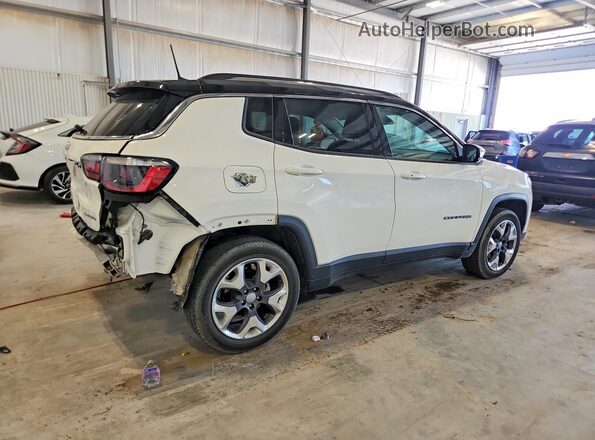 3C4NJDCB2KT653894 2019 JEEP COMPASS White Trasero derecho
