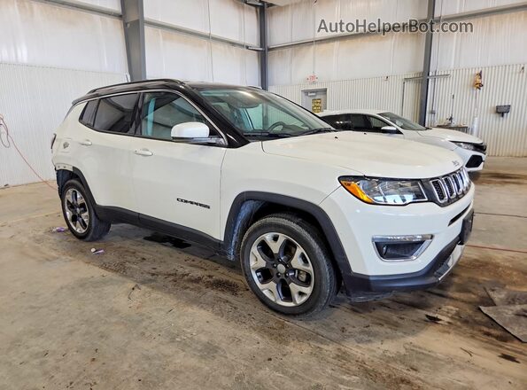 3C4NJDCB2KT653894 2019 JEEP COMPASS White Delantero derecho