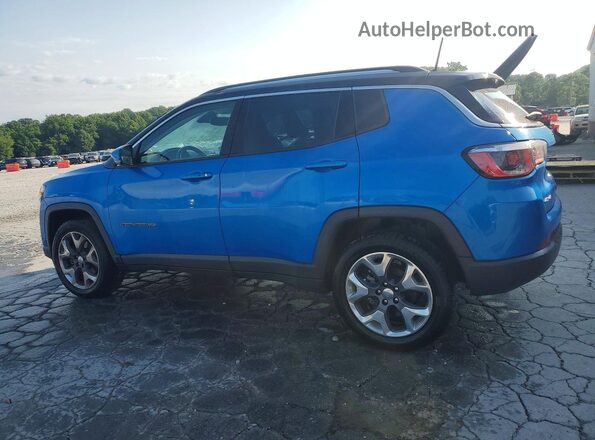 3C4NJDCB2KT664068 2019 JEEP COMPASS Blue Հետևի ձախ
