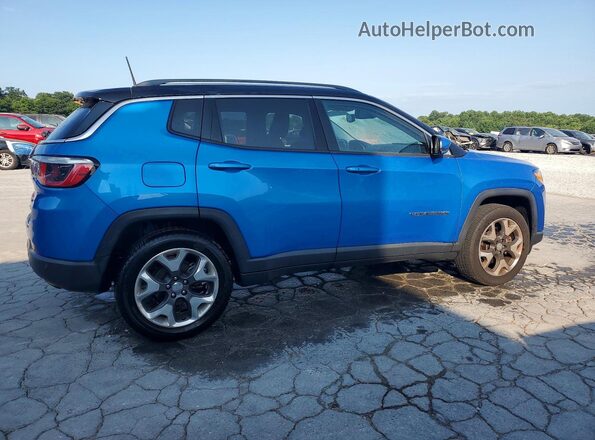 3C4NJDCB2KT664068 2019 JEEP COMPASS Blue Հետևի աջ