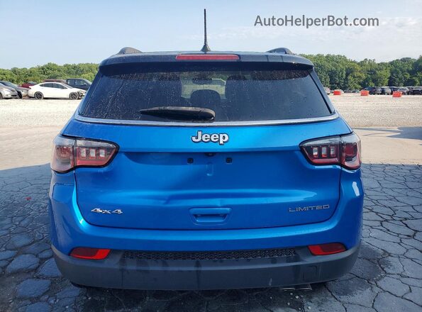 3C4NJDCB2KT664068 2019 JEEP COMPASS Blue Հետևի տեսք