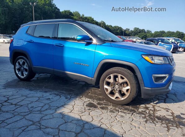 3C4NJDCB2KT664068 2019 JEEP COMPASS Blue Առջևի աջ