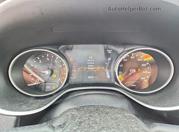 3C4NJDCB2KT735821 2019 JEEP COMPASS Silver Սարքավորումների վահանակի տեսք
