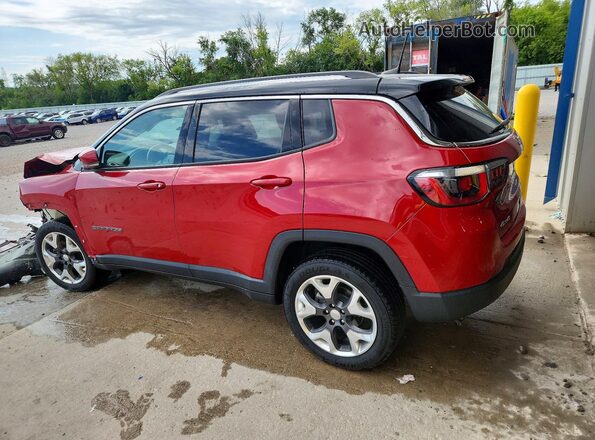 3C4NJDCB2KT800876 2019 JEEP COMPASS Red Հետևի ձախ