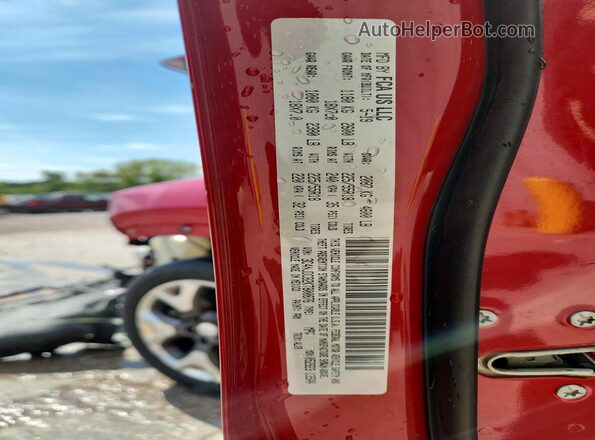 3C4NJDCB2KT800876 2019 JEEP COMPASS Red VIN կոդի պիտակի տեսք