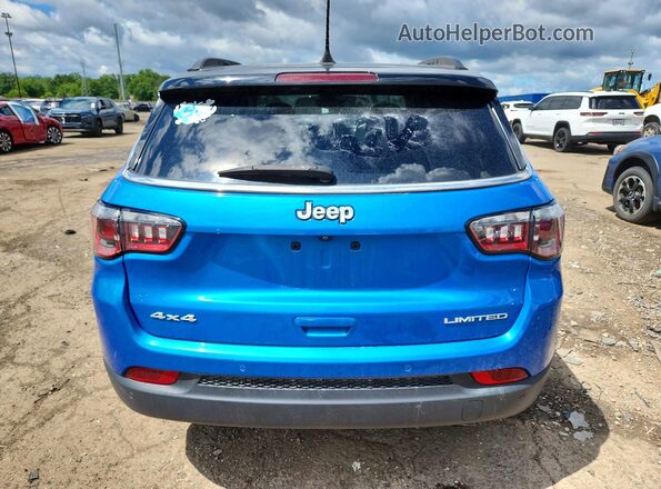3C4NJDCB2MT550588 2021 JEEP COMPASS Blue Vista trasera