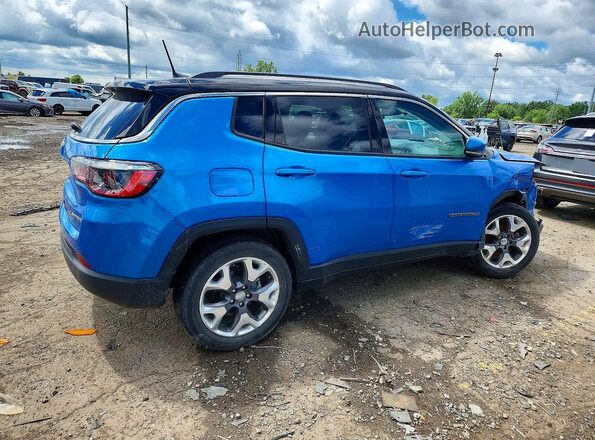 3C4NJDCB2MT550588 2021 JEEP COMPASS Blue Trasero derecho