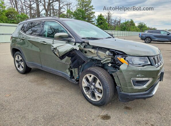 3C4NJDCB2MT558917 2021 JEEP COMPASS Green Przód prawy