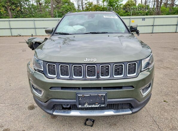 3C4NJDCB2MT558917 2021 JEEP COMPASS Green Widok z przodu