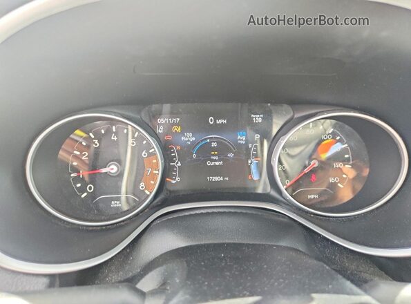 3C4NJDCB2MT599726 2021 JEEP COMPASS White Вид щитка приладів