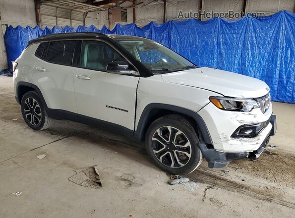 3C4NJDCB2NT181507 2022 JEEP COMPASS Белый Передняя правая четверть