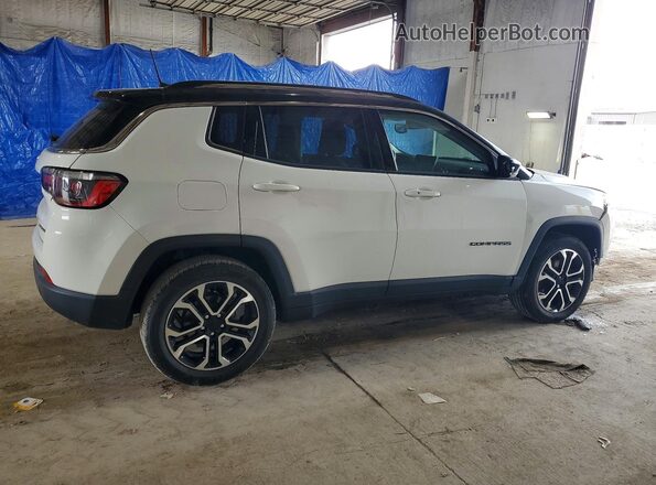 3C4NJDCB2NT181507 2022 JEEP COMPASS Белый Задняя правая четверть