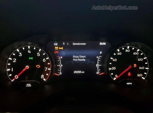 3C4NJDCB2NT181507 2022 JEEP COMPASS Белый Вид щитка приборов