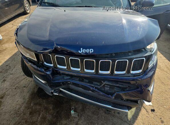 3C4NJDCB3JT306976 2018 JEEP COMPASS Blue Vista del compartimento del motor