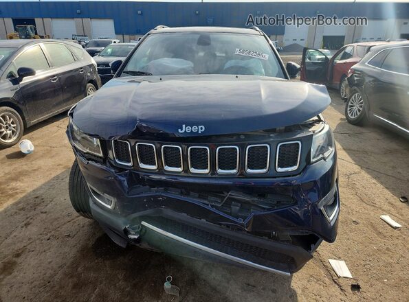 3C4NJDCB3JT306976 2018 JEEP COMPASS Blue Vista frontal