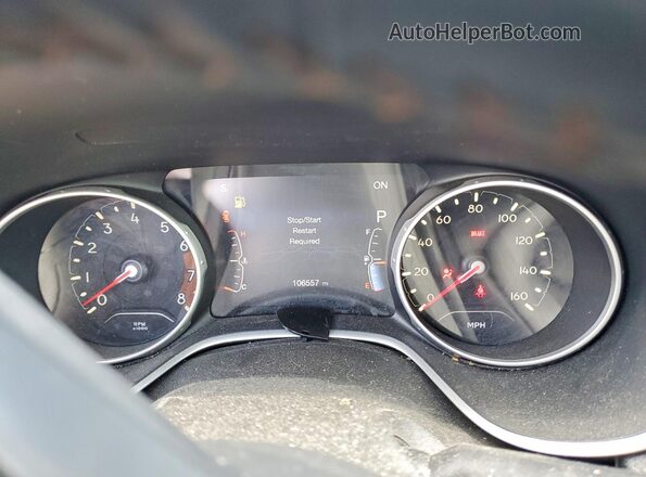 3C4NJDCB3JT306976 2018 JEEP COMPASS Blue Vista del cuadro de instrumentos