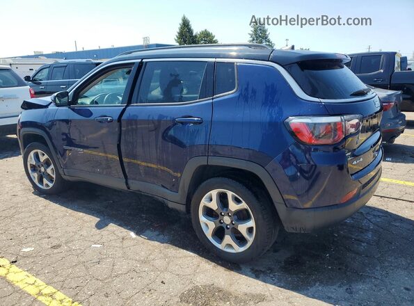 3C4NJDCB3JT354428 2018 JEEP COMPASS Blue Tył lewy