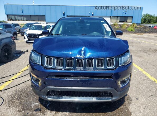 3C4NJDCB3JT354428 2018 JEEP COMPASS Blue Widok z przodu