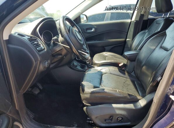 3C4NJDCB3JT354428 2018 JEEP COMPASS Blue Widok wnętrza z przodu