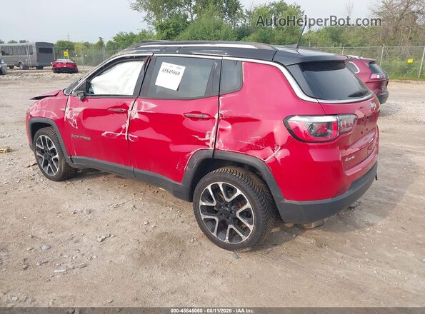 3C4NJDCB3JT470776 2018 JEEP COMPASS Red Հետևի ձախ