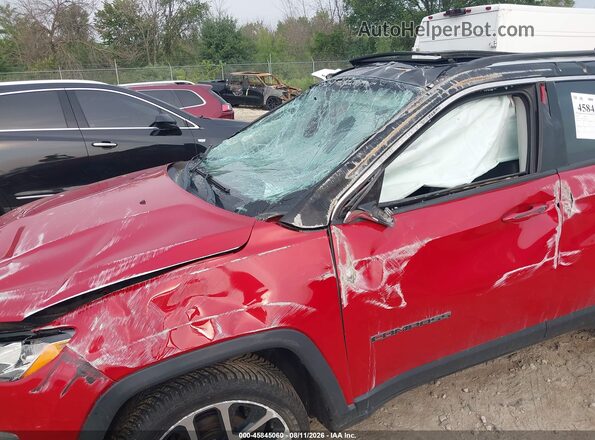 3C4NJDCB3JT470776 2018 JEEP COMPASS Red Դիմացի տեսք