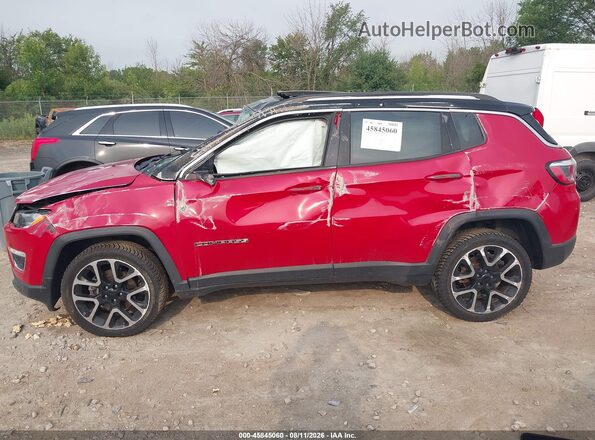 3C4NJDCB3JT470776 2018 JEEP COMPASS Red Սալոնի հետևի տեսք
