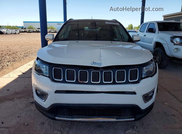 3C4NJDCB3KT669859 2019 JEEP COMPASS White Դիմացի տեսք