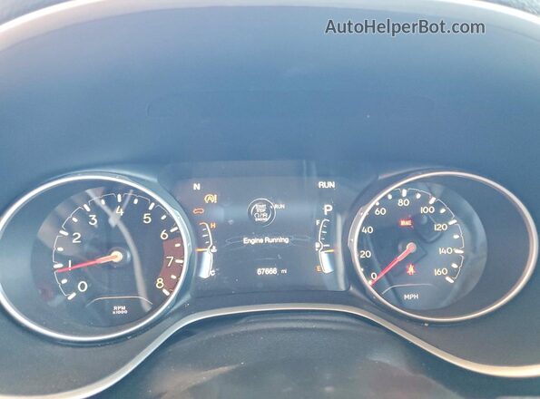 3C4NJDCB3KT669859 2019 JEEP COMPASS White Սարքավորումների վահանակի տեսք
