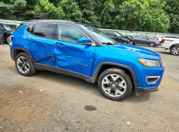 3C4NJDCB3MT539535 2021 JEEP COMPASS Blue Передня права чверть