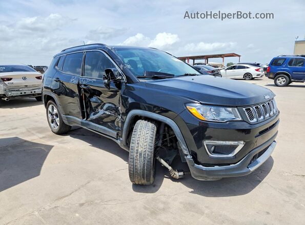 3C4NJDCB3MT555590 2021 JEEP COMPASS Black Delantero derecho
