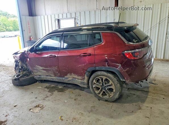 3C4NJDCB3NT101955 2022 JEEP COMPASS Maroon უკანა მარცხენა