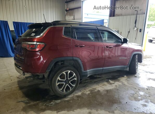 3C4NJDCB3NT101955 2022 JEEP COMPASS Maroon უკანა მარჯვენა