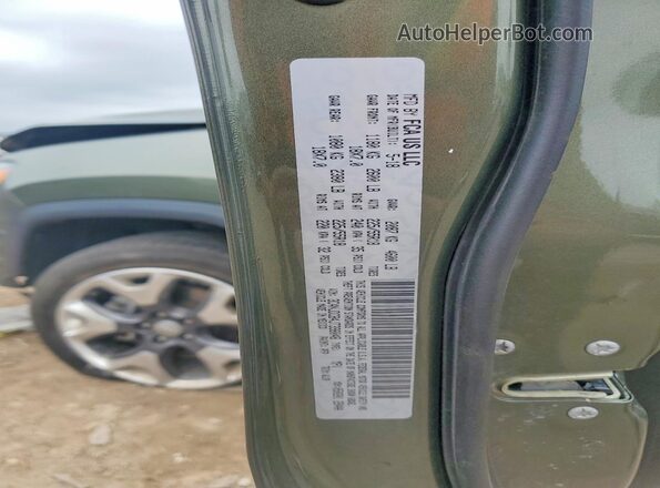 3C4NJDCB4JT398048 2018 JEEP COMPASS Green Вид наклейки з VIN-кодом