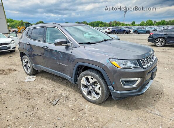 3C4NJDCB4KT619147 2019 JEEP COMPASS Серый Передняя правая четверть