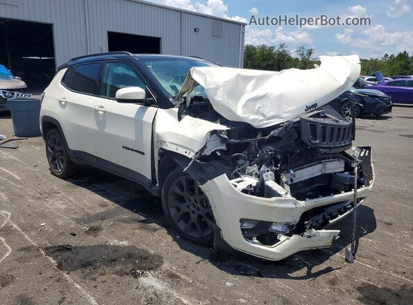 3C4NJDCB4KT669966 2019 JEEP COMPASS Белый Передняя правая четверть