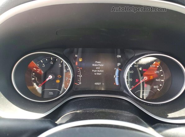 3C4NJDCB4KT669966 2019 JEEP COMPASS Белый Вид щитка приборов