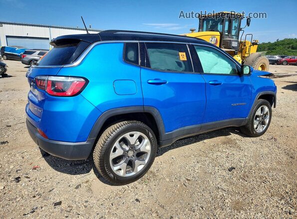 3C4NJDCB4LT106675 2020 JEEP COMPASS Blue Tył prawy