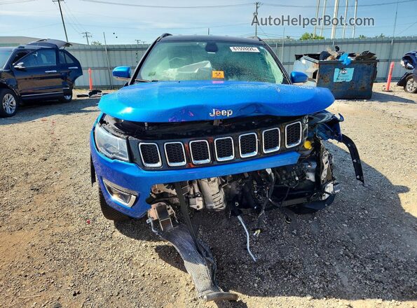 3C4NJDCB4LT106675 2020 JEEP COMPASS Blue Widok z przodu